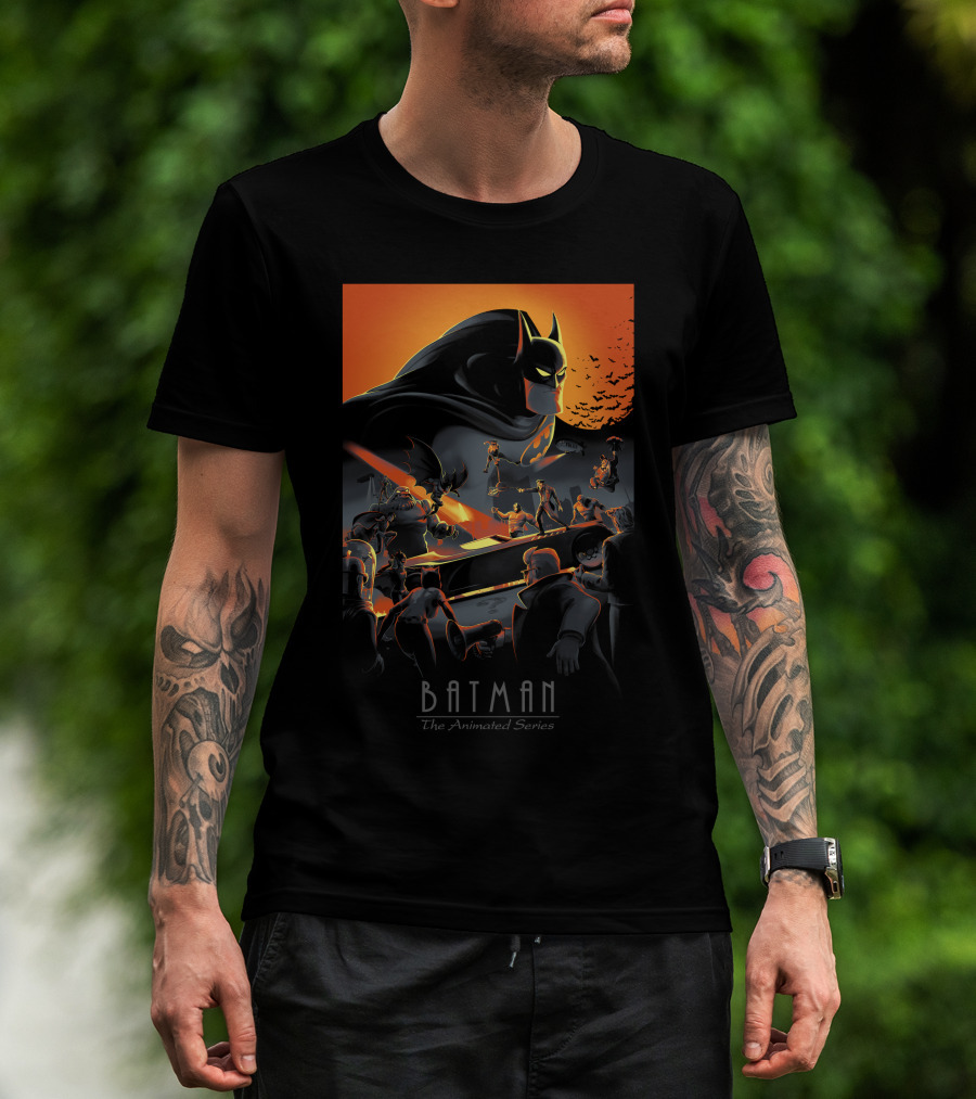 Batman The Animated Series Gotham Showdown Classic T-Shirt