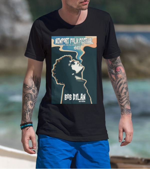 Newport Folk Festival 1965 Bob Dylan T-Shirt