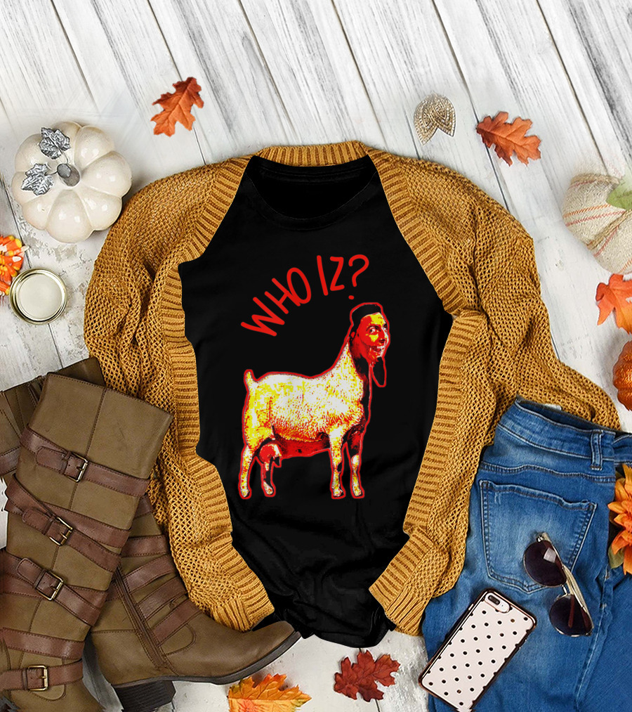Who Iz Man Myth Legend Goat Nocap T-Shirt