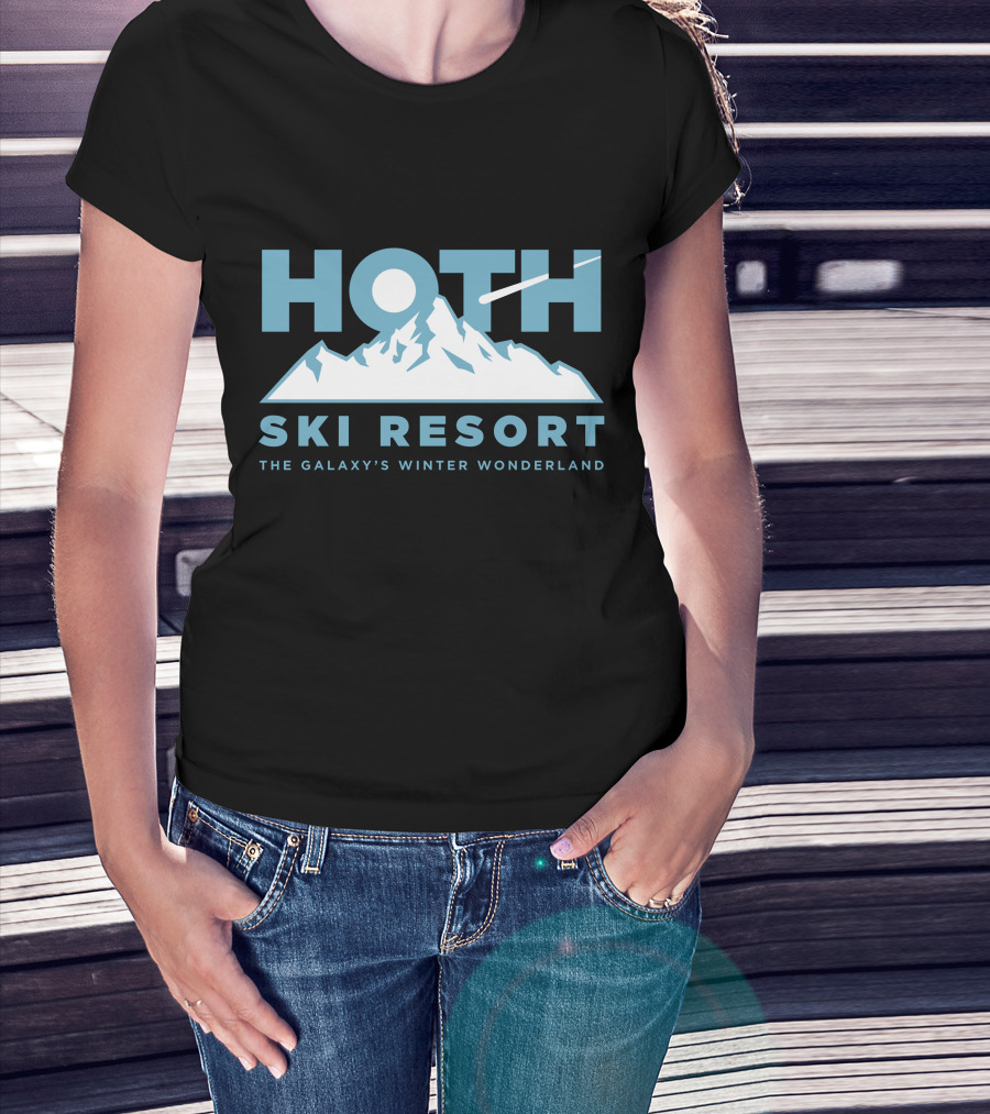Hoth Ski Resort The Galaxy's Winter Wonderland T-Shirt