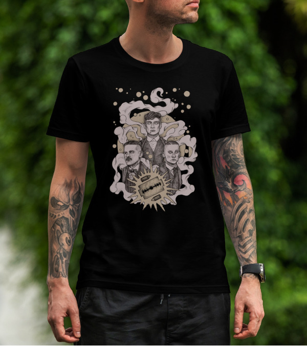 Razor Blade Bullets Smoke Trio T-Shirt