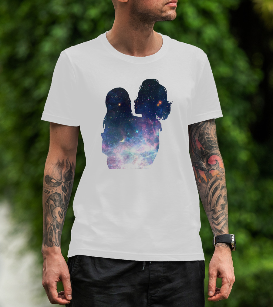 Mother Love In Me Celestial Galaxy T-Shirt