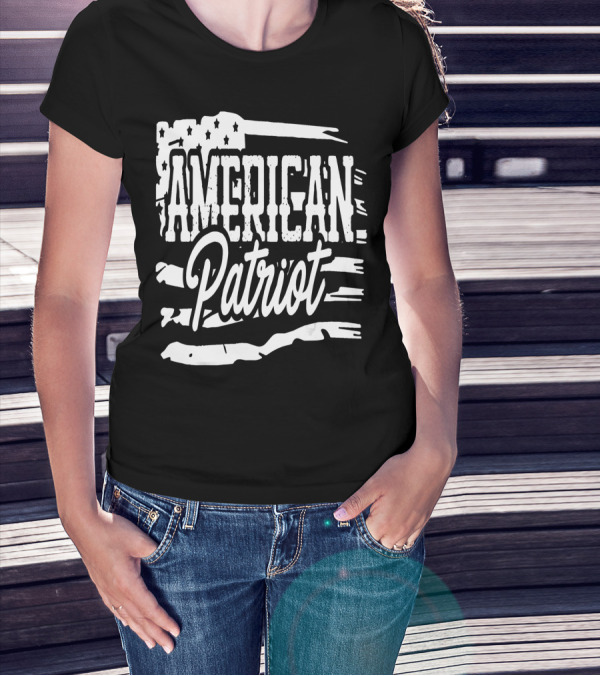 American Flag Patriot USA Decor Party American Patriotic Party T-Shirt