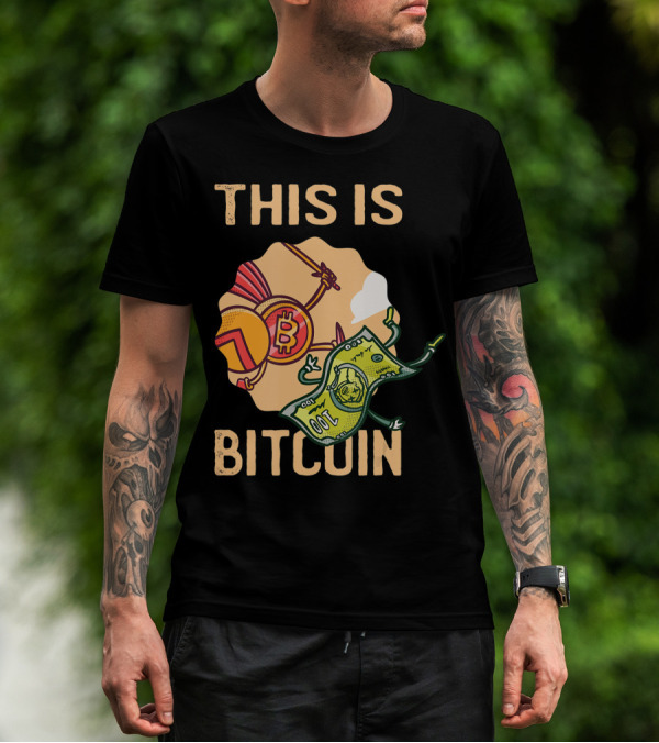 This Is Bitcoin Crypto Hodl Hold Shares Spartan Capital Bull Bear T-Shirt