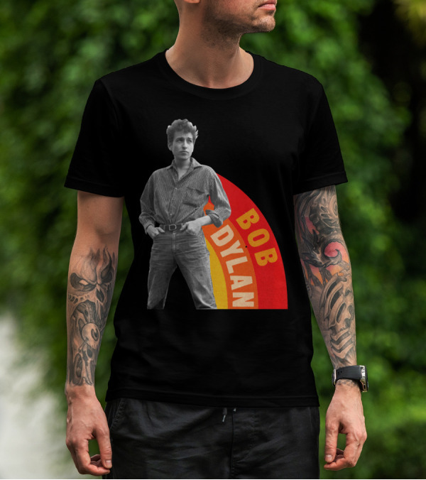Bob Dylan Rainbow Photo T-Shirt