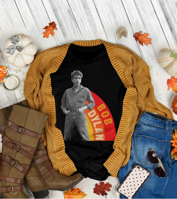 Bob Dylan Rainbow Photo T-Shirt