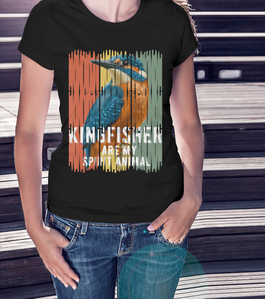 Kingfisher Are My Spirit Animal T-Shirt