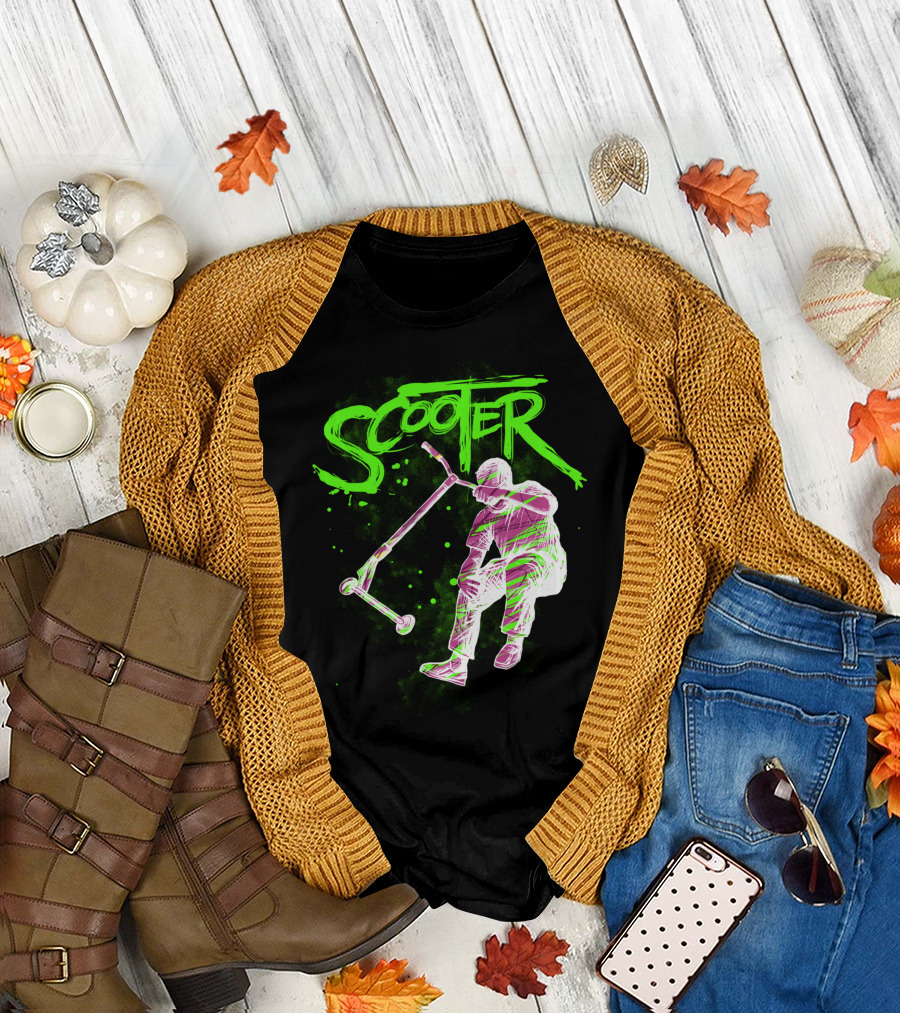 Scooter Neon Jump Action T-Shirt