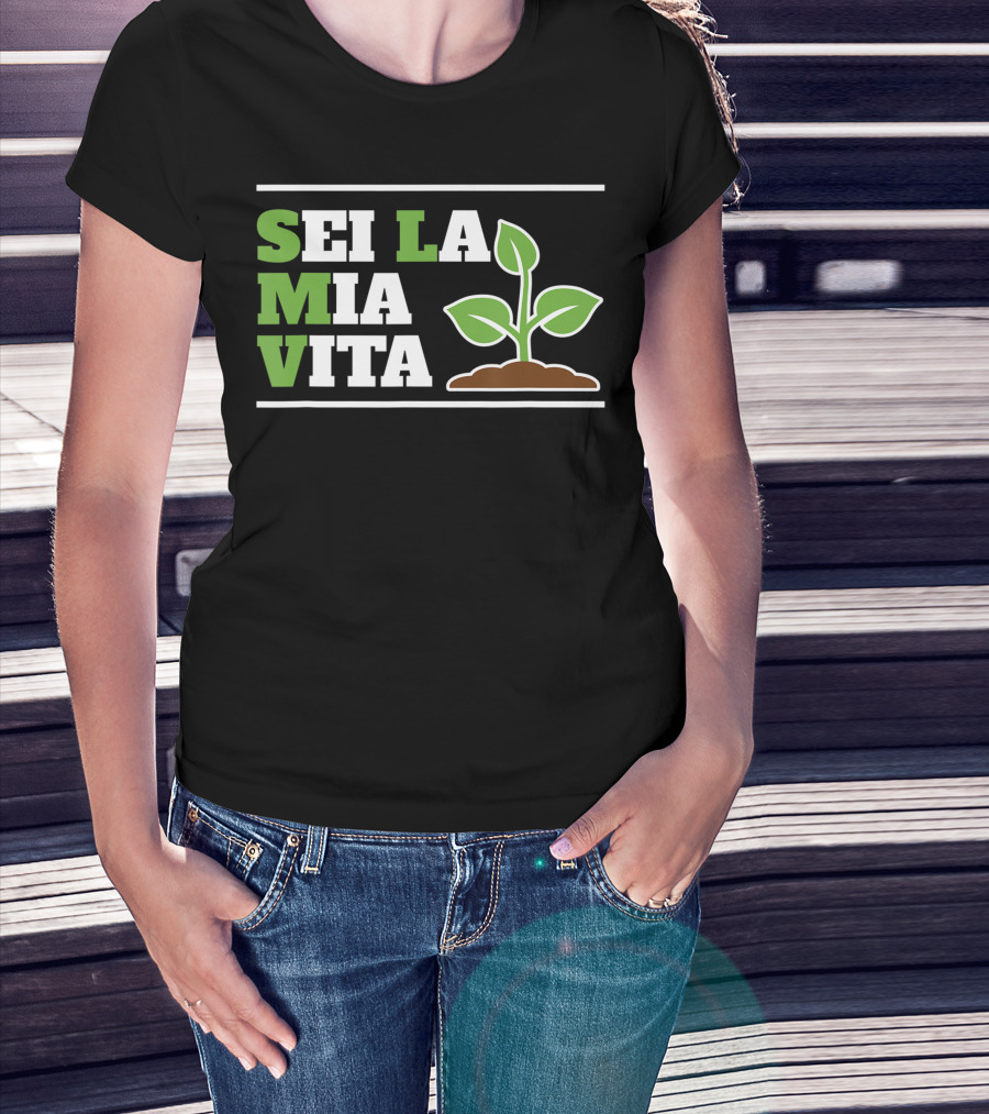 Sei La Mia Vita Italia SMV Plant T-Shirt
