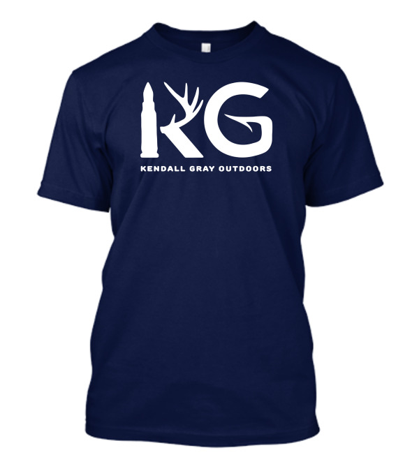 KG Signature Kendall Gray Outdoors Branding Hunt Bullet Antler T-Shirt