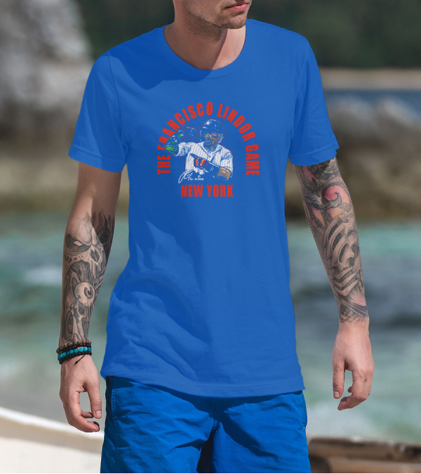 The Francisco Lindor Game New York Playoffs T-Shirt