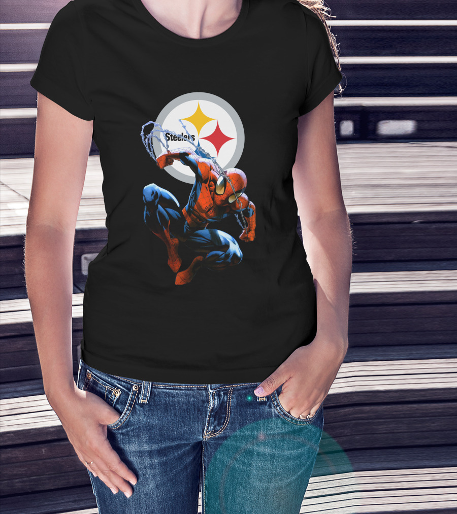 Spider-Man Steelers Fan 15 T-Shirt