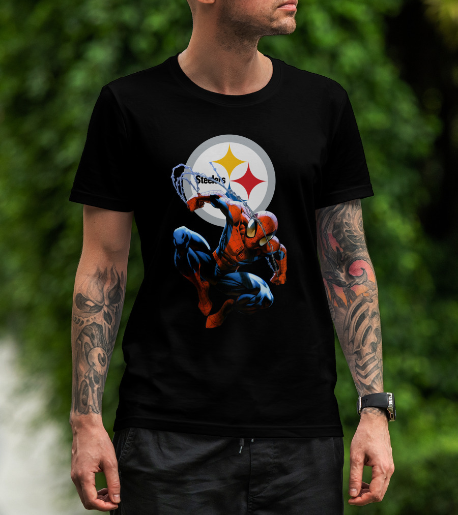 Spider-Man Steelers Fan 15 T-Shirt