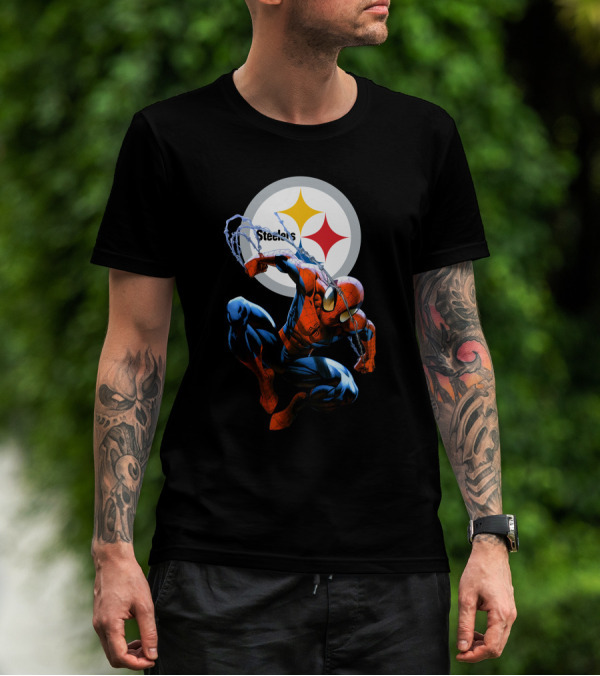 Spider-Man Steelers Fan 15 T-Shirt