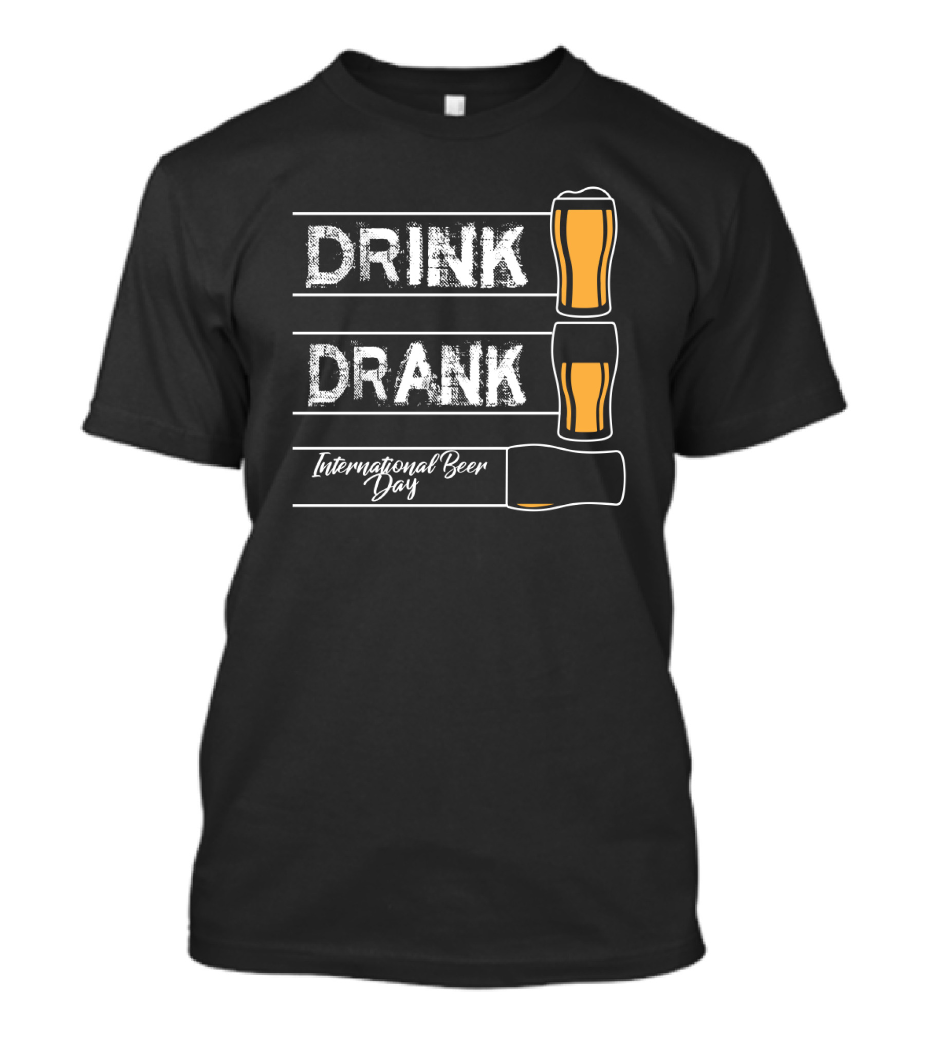 International Beer Day Drink Drank Celebration 5th Of August T-Shirt