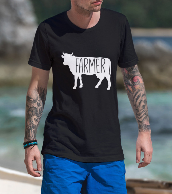 Farmer Cow T-Shirt