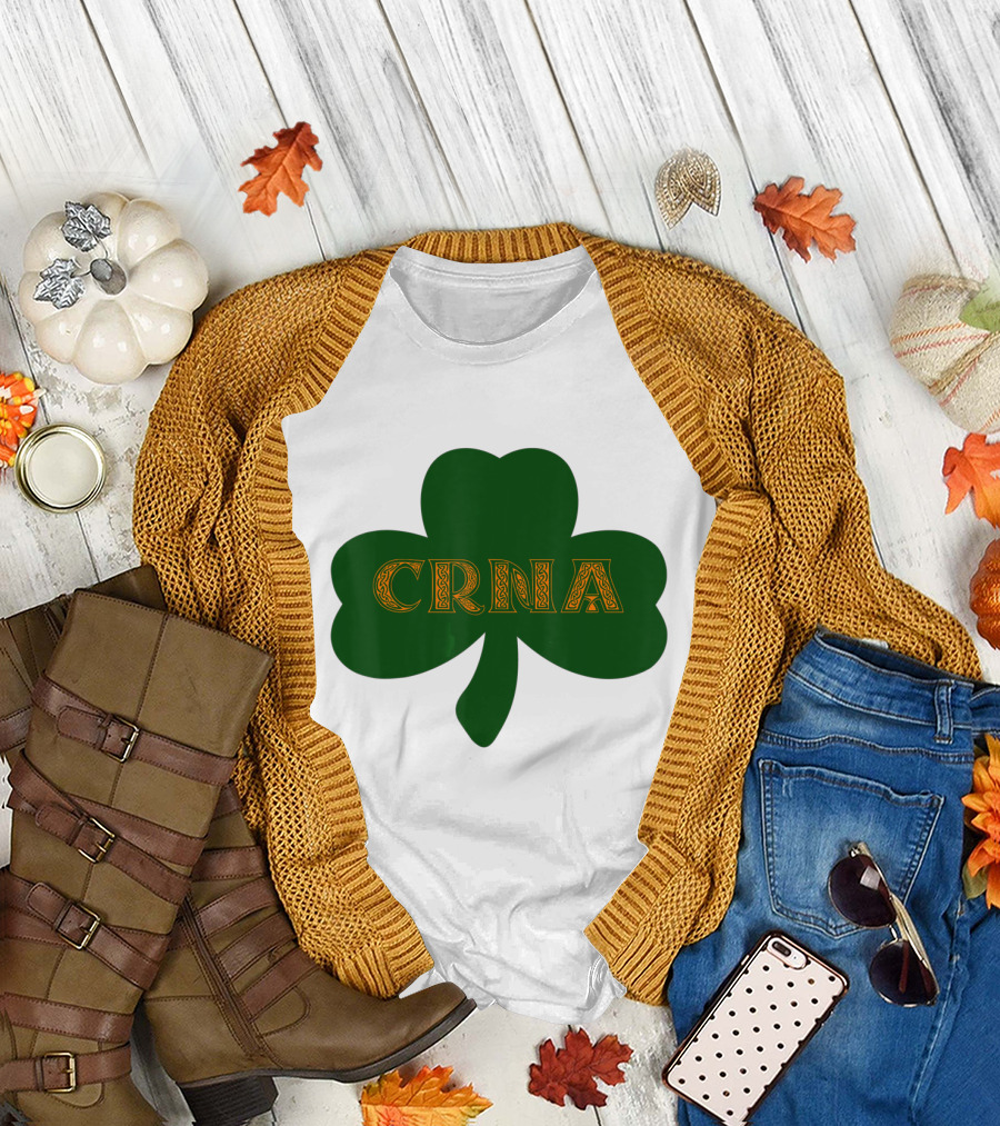 Shamrock CRNA St. Patrick's Day Irish Celtic T-Shirt