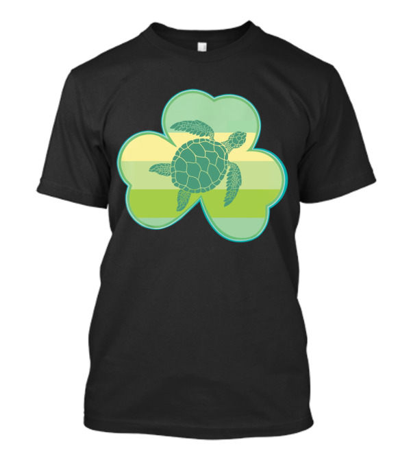 Turtle Lover Shamrocks Clover Love T-Shirt