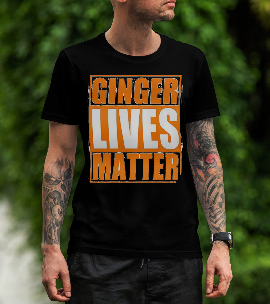Ginger Lives Matter Funny Gingers Redhead T-Shirt