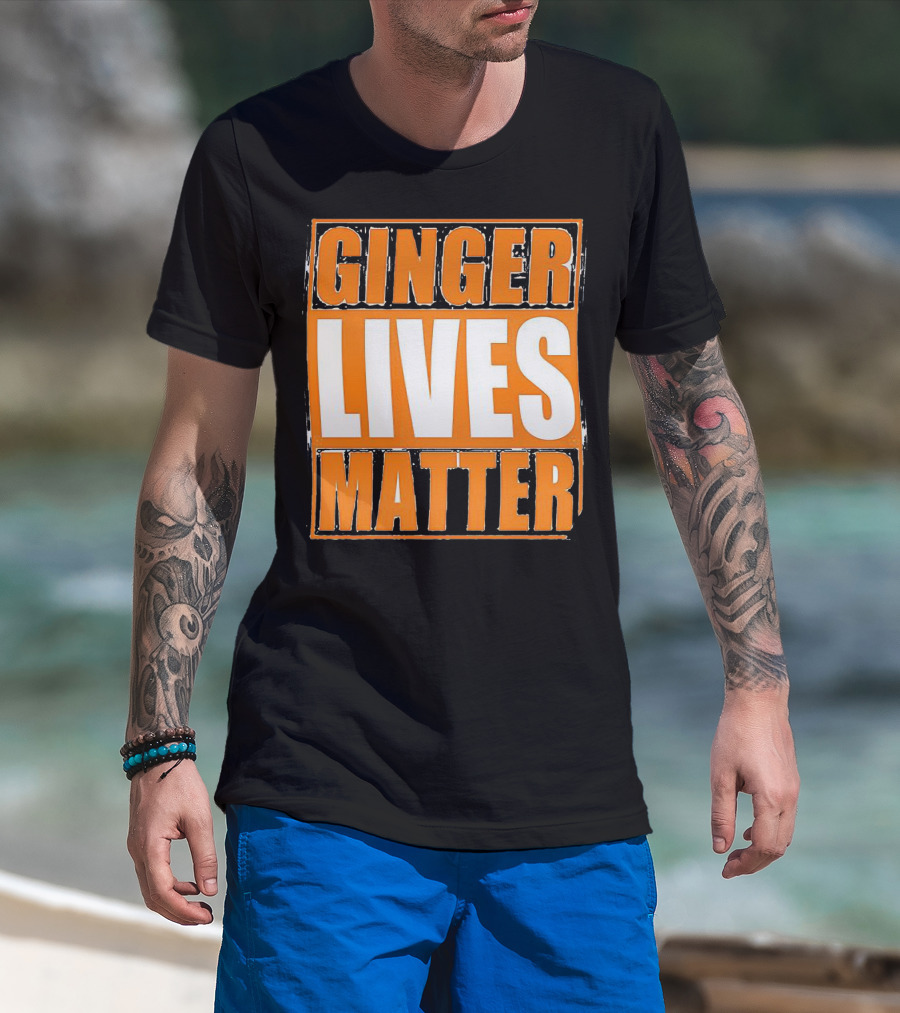 Ginger Lives Matter Funny Gingers Redhead T-Shirt