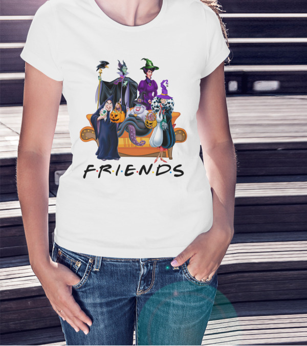 FRIENDS Halloween Villains Couch Scene T-Shirt