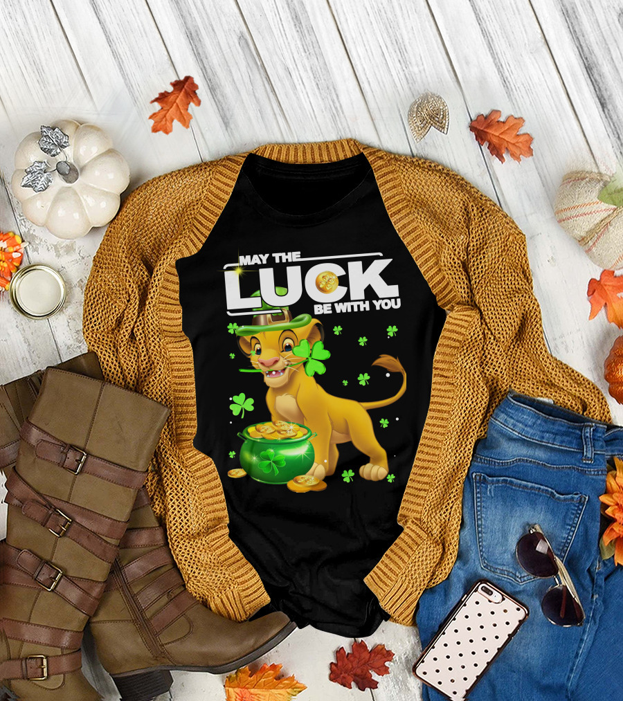 MAY THE LUCK BE WITH YOU Simba Luck T-Shirt
