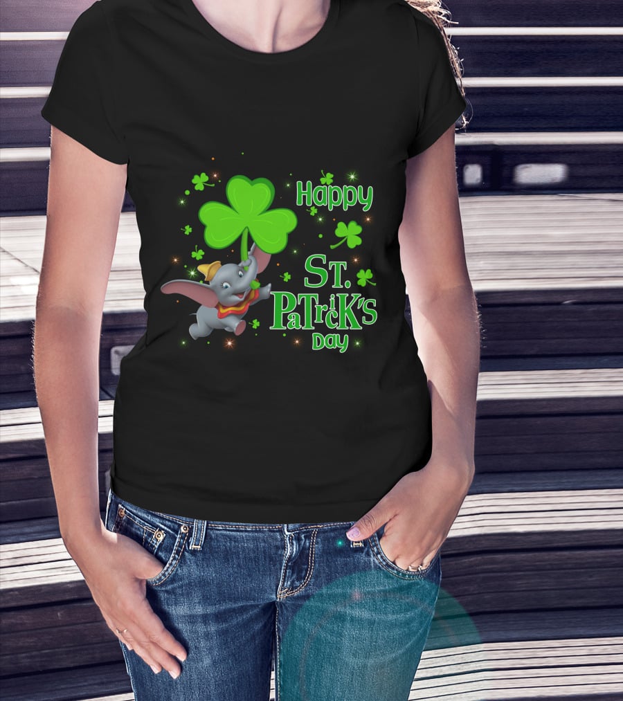 Happy St. Patrick's Day Dumbo T-Shirt