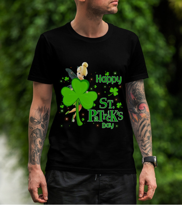 Tinkerbell Happy St. Patrick's Day T-Shirt