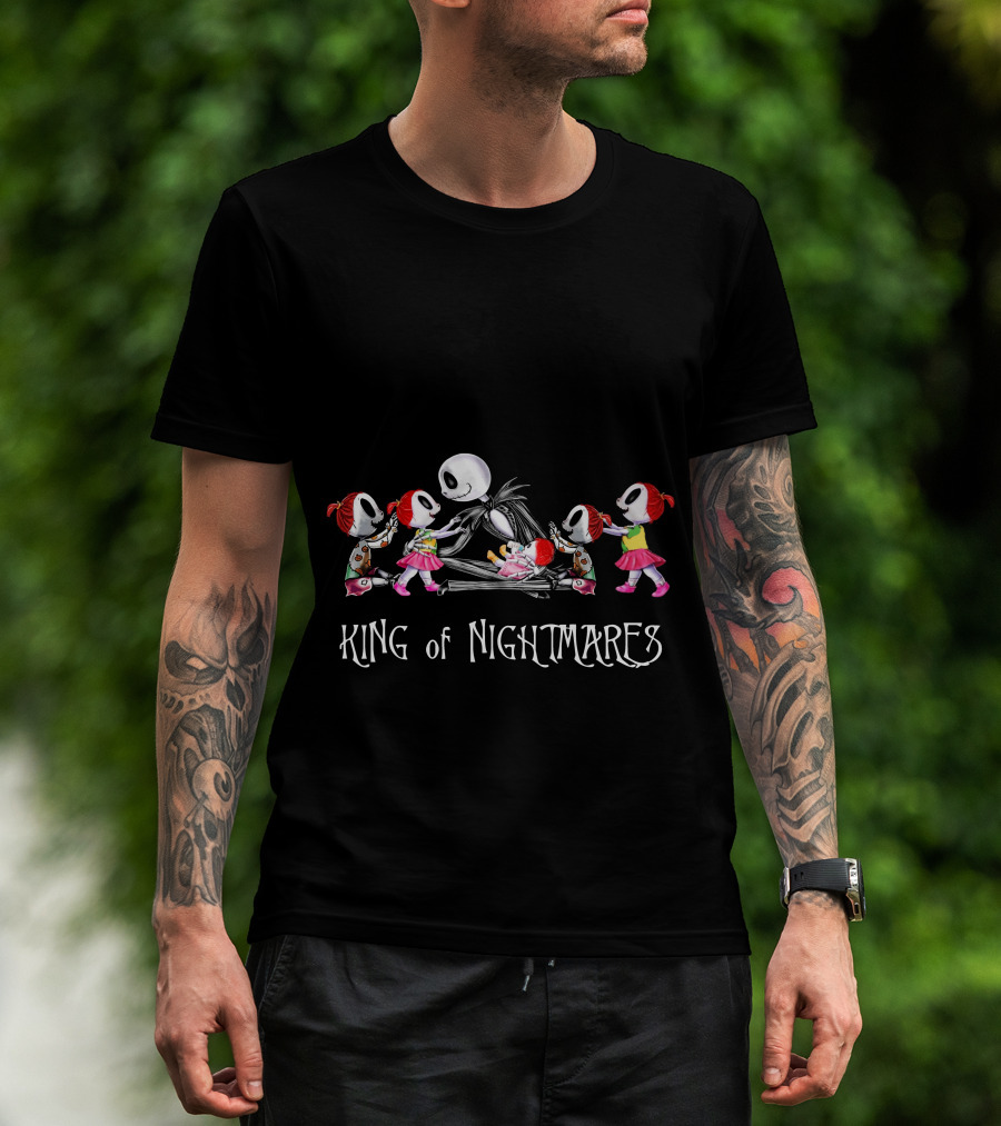 King Of Nightmares With 5 Girls Twisted Fantasy T-Shirt