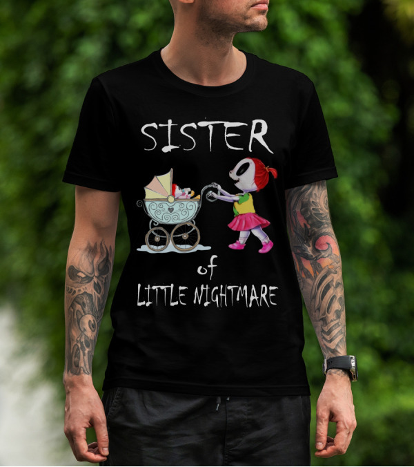 Sister Of Little Nightmare Skeleton Doll With Pram T-Shirt