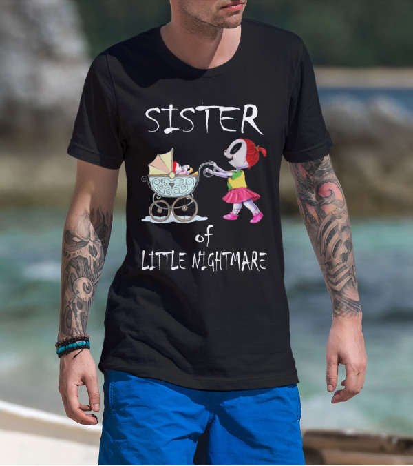 Sister Of Little Nightmare Skeleton Doll With Pram T-Shirt
