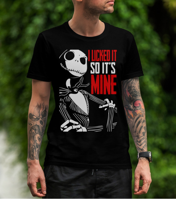 I Licked It So It's Mine Nightmare Large Character T-Shirt