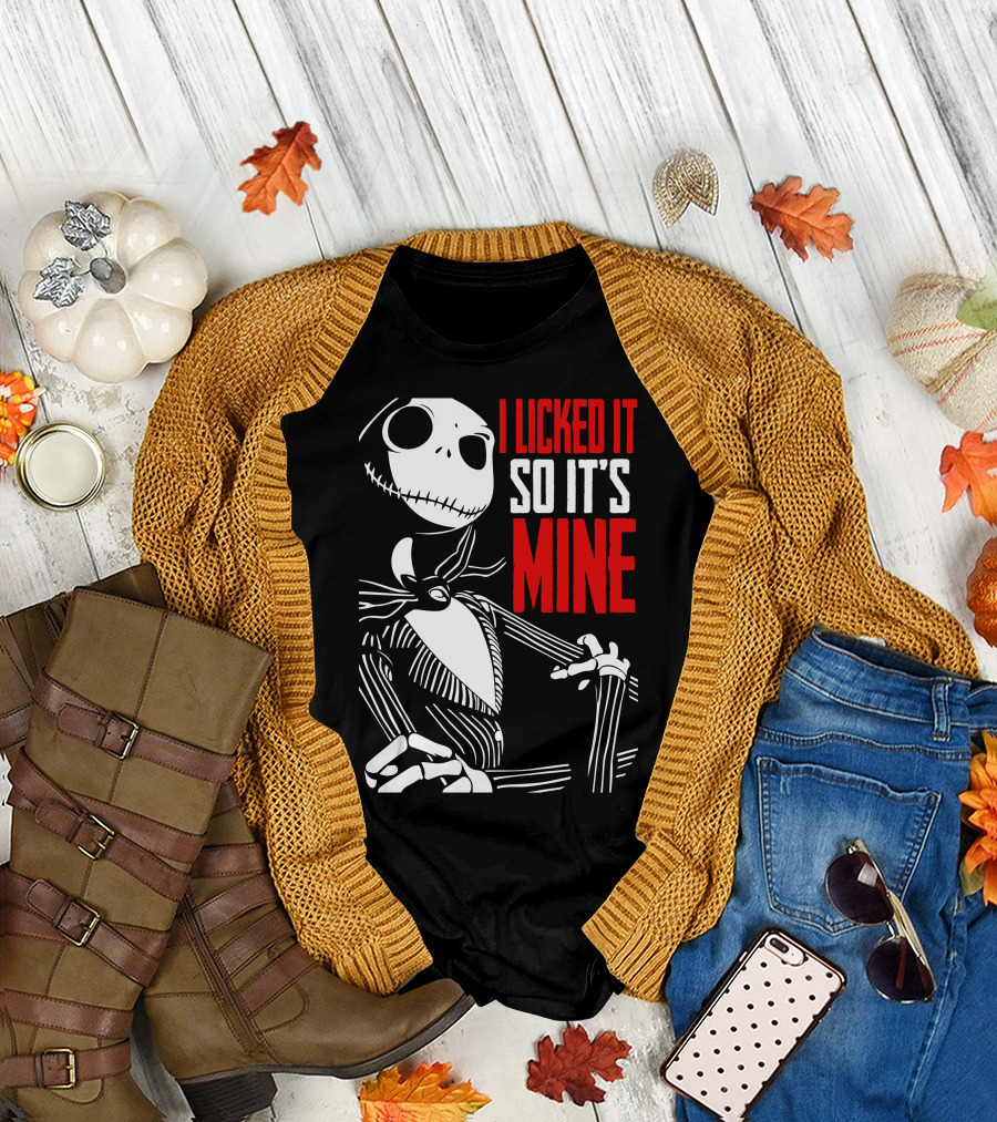 I Licked It So It's Mine Nightmare Large Character T-Shirt
