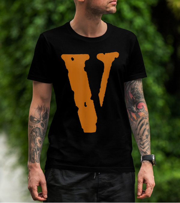 Orange V Icon V.LONE Branding T-Shirt