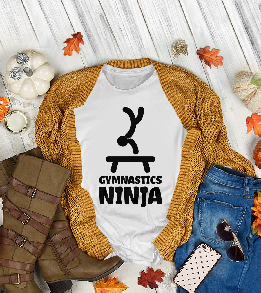 GYMNASTICS NINJA Handstand Skill Balance T-Shirt