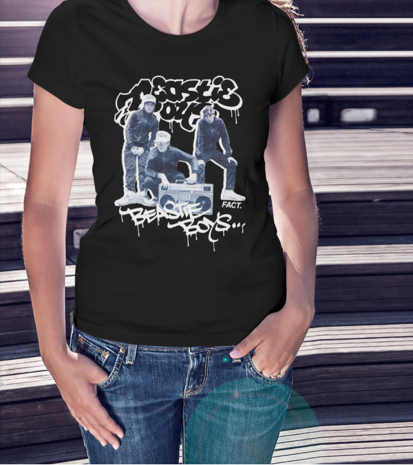 Beastie Boys Fact Boombox Trio T-Shirt
