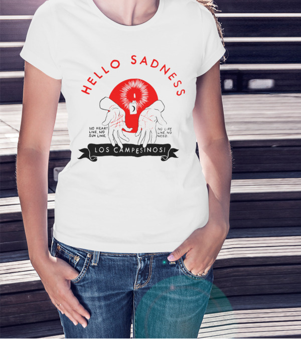 Hello Sadness Candle Hands No Heart Line No Sun Line No Life Line No Need Los Campesinos T-Shirt