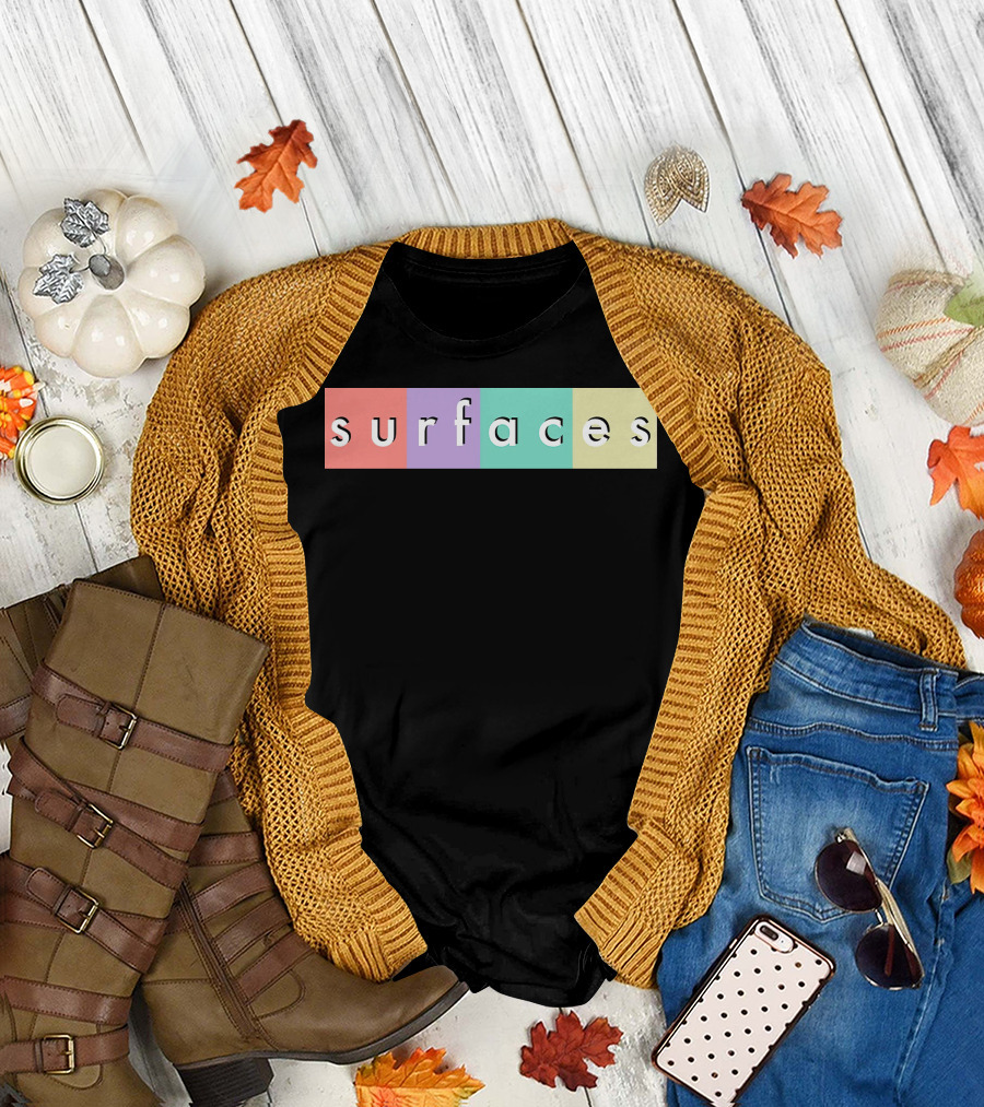 surfaces multicolor text block T-Shirt