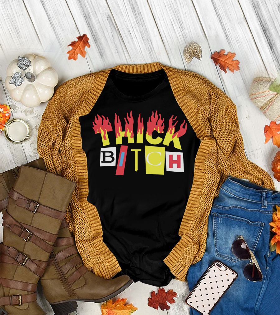 THICK BITCH Bebe Rexha Merch T-Shirt
