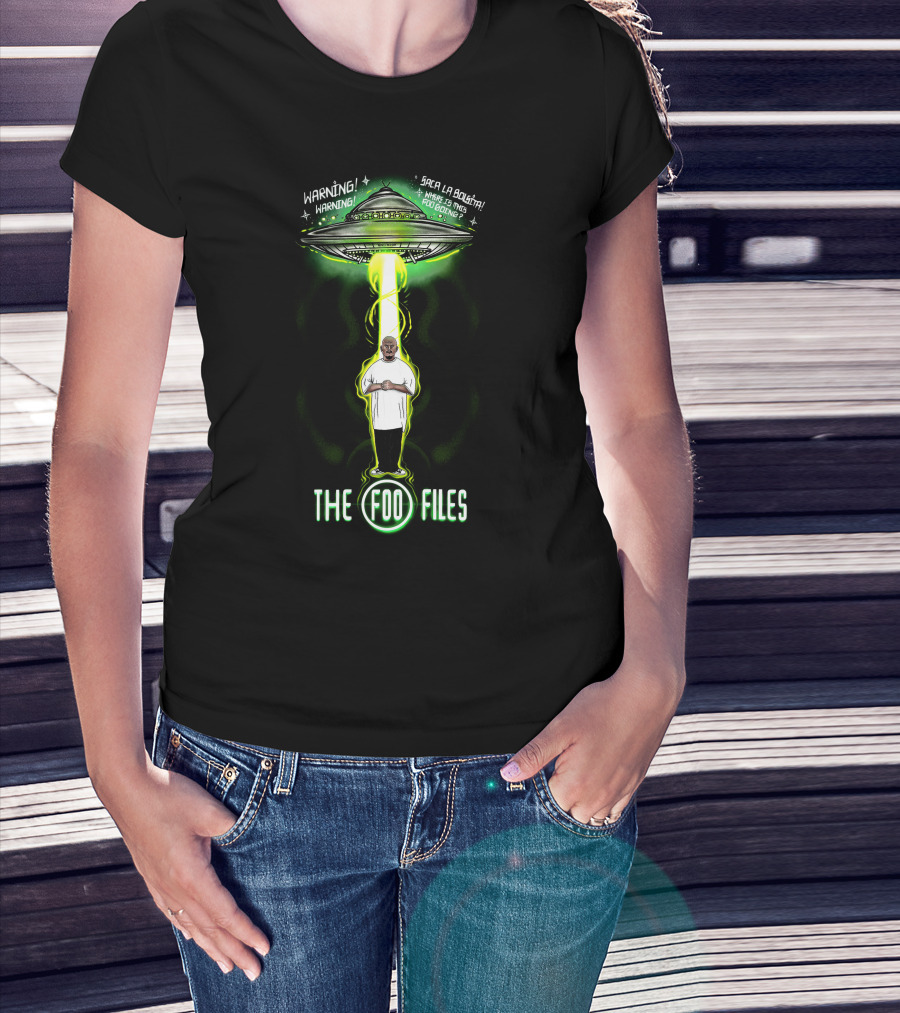 Warning UFO Abduction The Foo Files T-Shirt