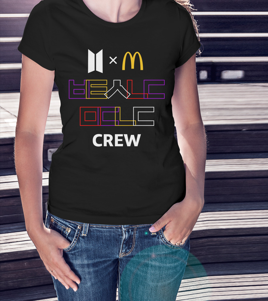 McDonald X BTS Collaboration Be A Music Crew T-Shirt