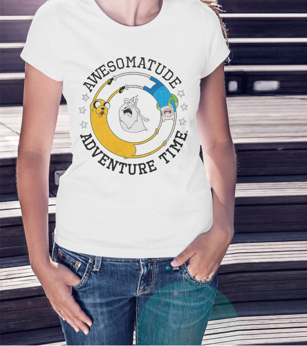 AWESOMATUDE ADVENTURE TIME T-Shirt