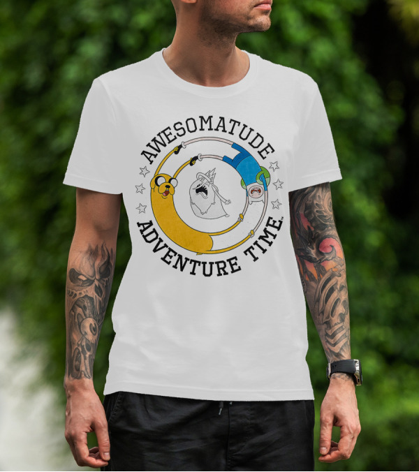AWESOMATUDE ADVENTURE TIME T-Shirt