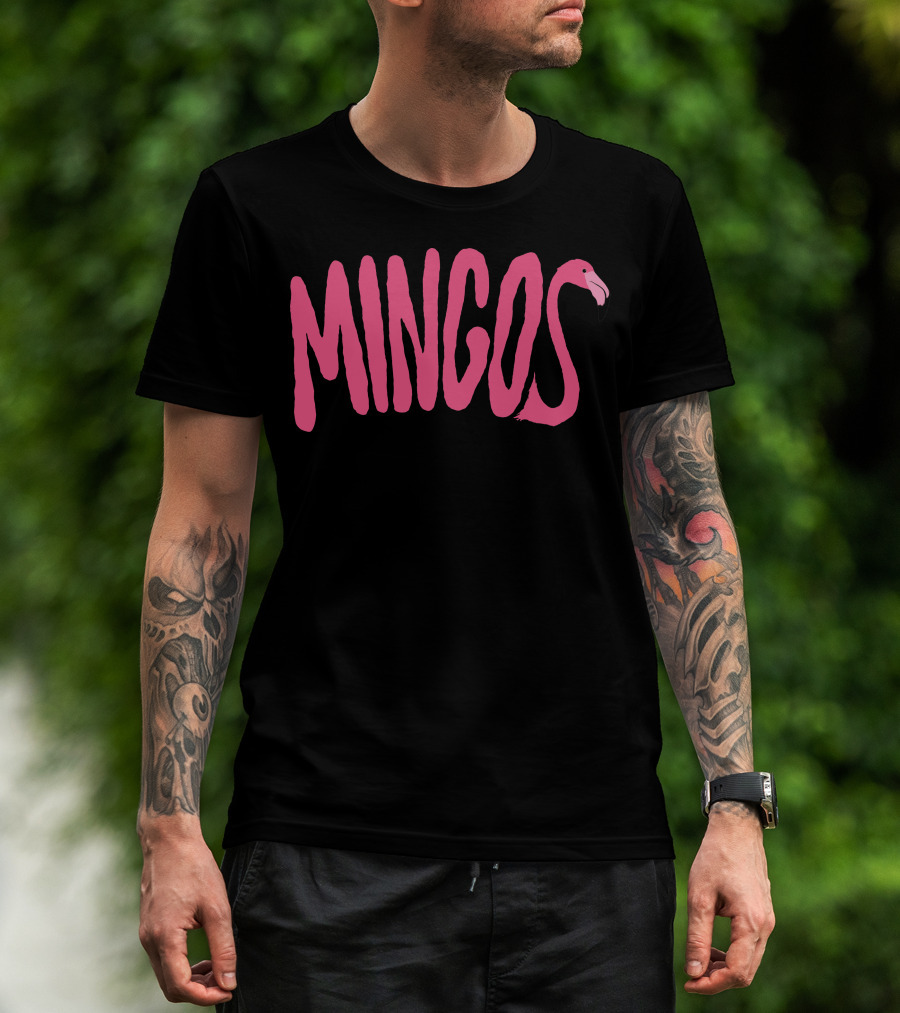 Mingos Text Flamingo T-Shirt