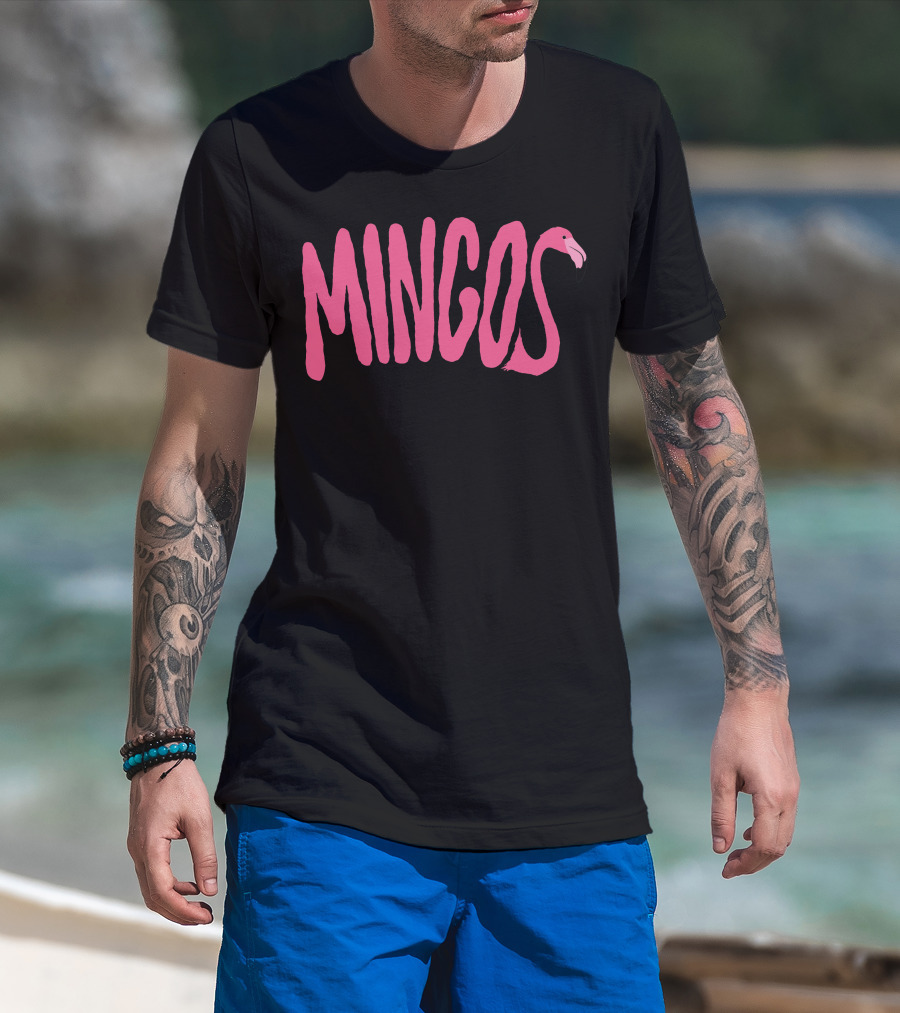 Mingos Text Flamingo T-Shirt