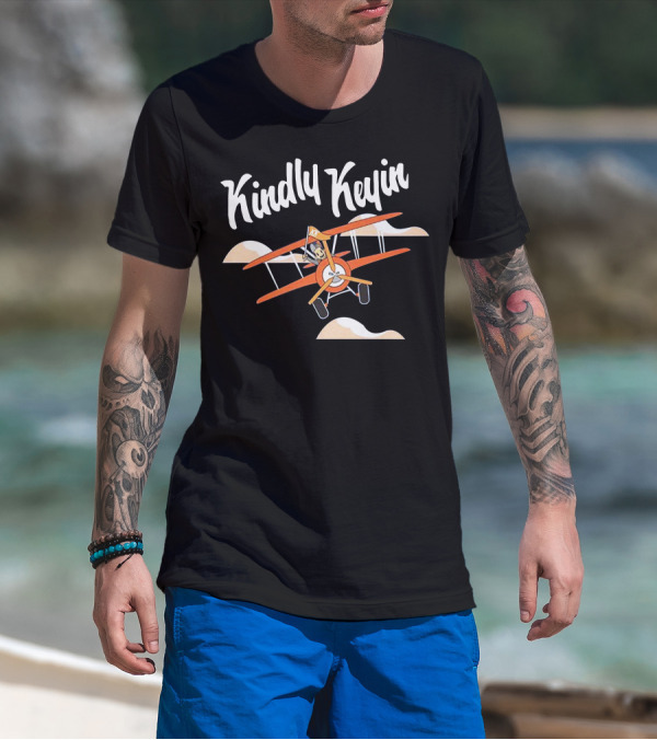 Kindly Keyin Vintage Airplane Adventure T-Shirt