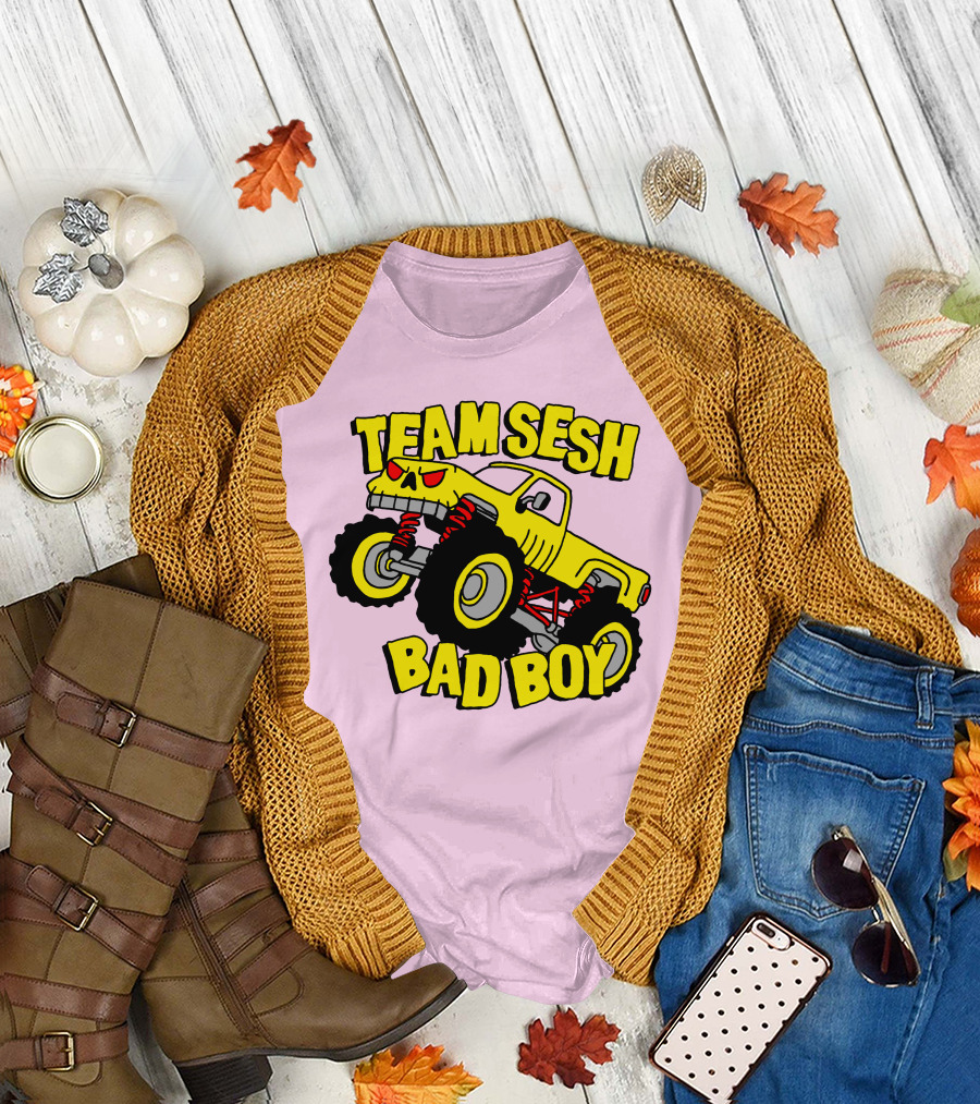 TEAMSESH BAD BOY Monster Truck T-Shirt