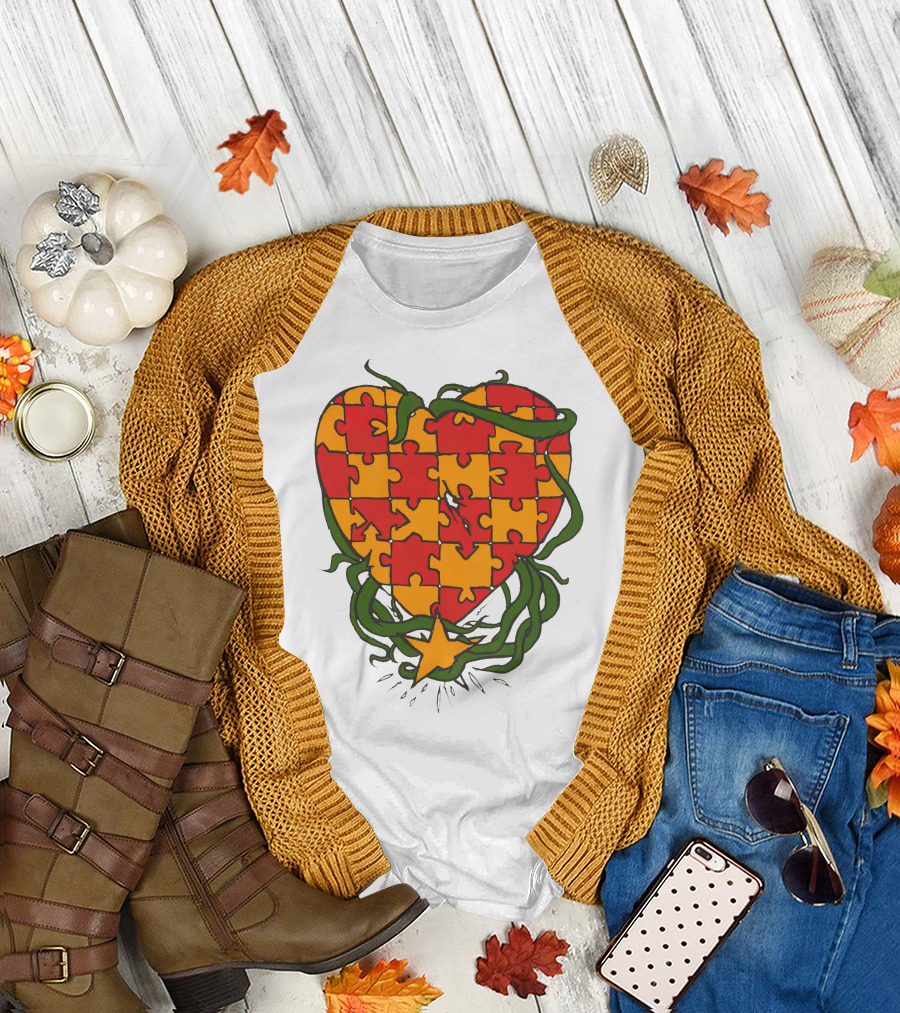 Gallery Dept Heart Puzzle and Vine T-Shirt