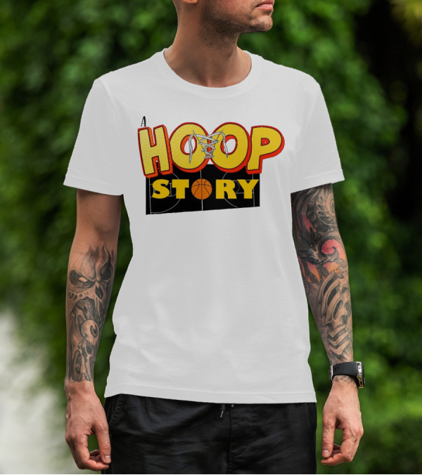 A Hoop Story Basketball Court T-Shirt