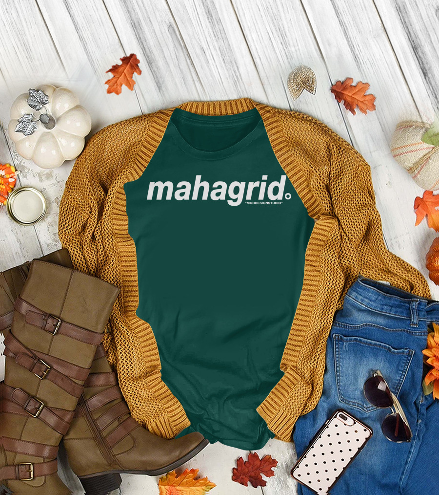 mahagrid MGDESIGNSTUDIO Forest Green T-Shirt